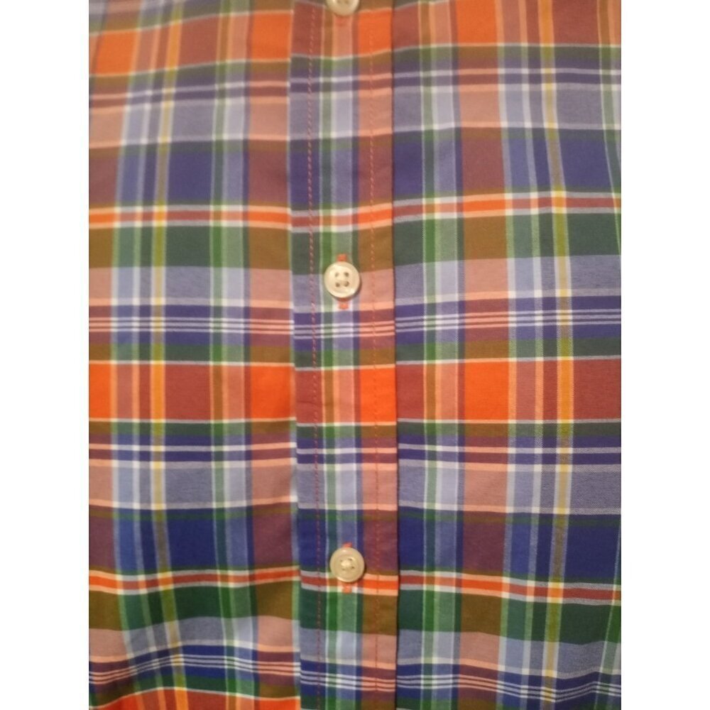 NWT Ralph Lauren Shirt Boys Youth XL 18-20 Orange Green Performance SS Pony - Picture 5 of 13